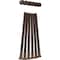 Ekena Millwork Premium 1/2" Barn Door Flat Track Extension Hardware for 2 1/4" Door, Copper Vein GB60015ECV - alternate 5